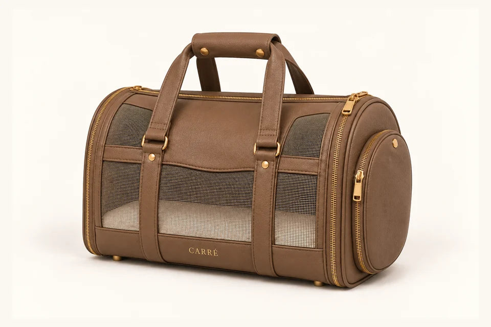Carré carrier in Taupe