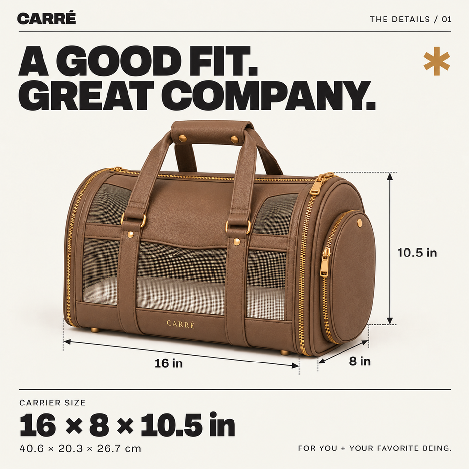 Carré — Luxury Pet Carrier