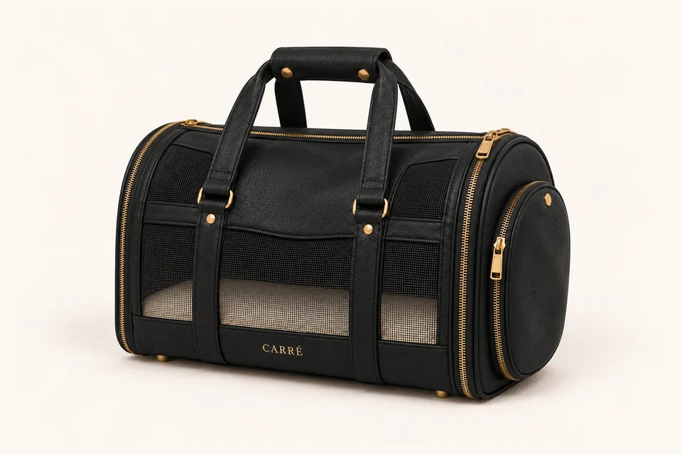 Carré carrier in Noir